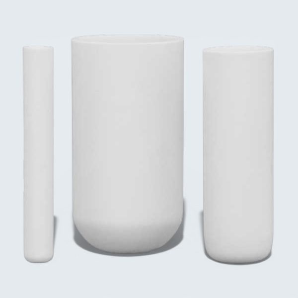 NCF INDUSTRIAL -Creusets tubulaires forme basse en alumine