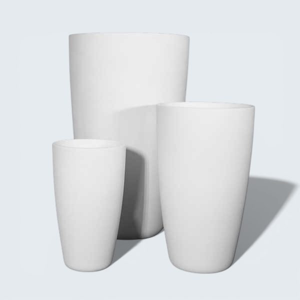 NCF INDUSTRIAL -Creusets coniques forme ultra haute en alumine